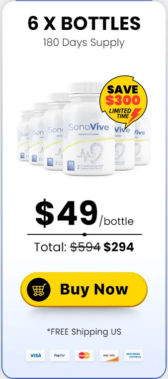sonovive 6 bottles price
